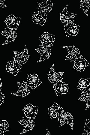 玫瑰花印花华亿平台图片