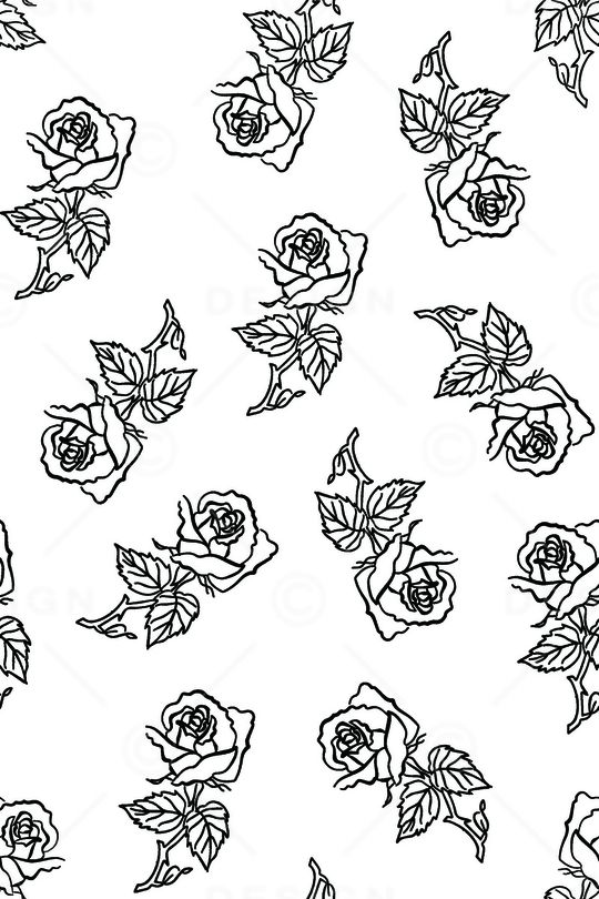 玫瑰花印花华亿平台图片