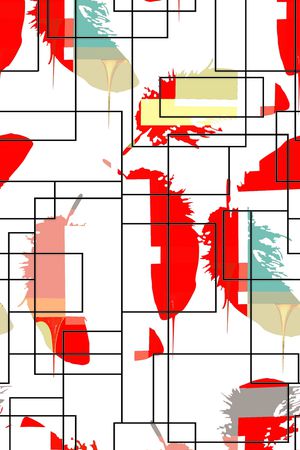 抽象印花华亿平台图片