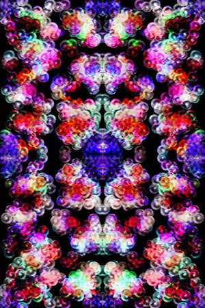 清爽底花卉印花华亿平台图片