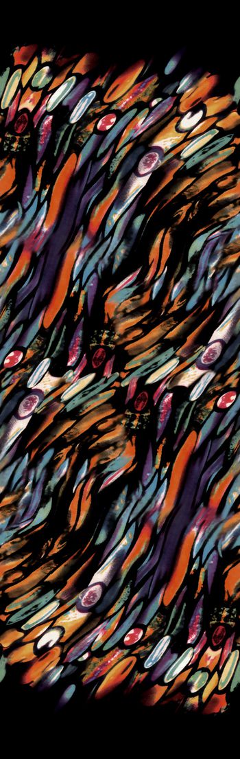 羽毛印花华亿平台图片