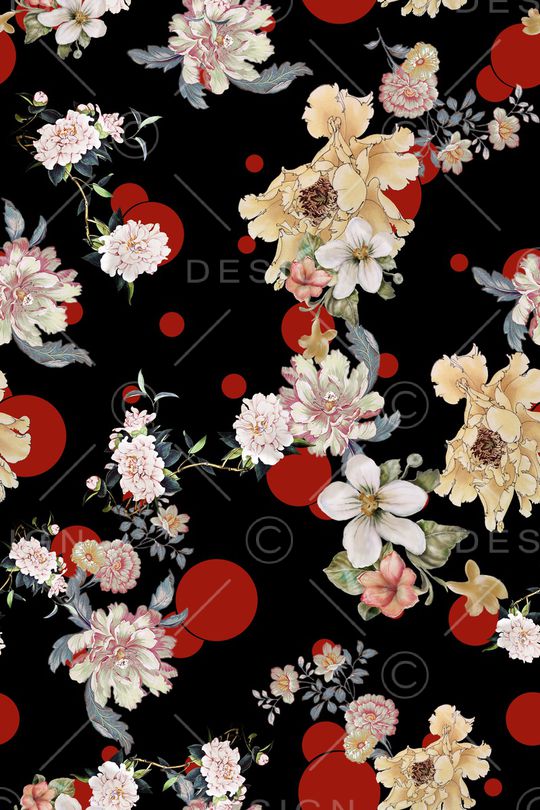 波点印花华亿平台图片