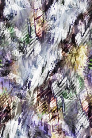 抽象印花华亿平台图片