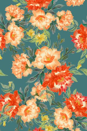 手绘印花华亿平台图片