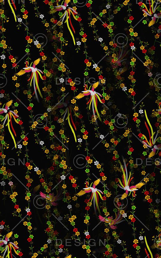 手绘印花华亿平台图片