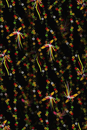 手绘印花华亿平台图片