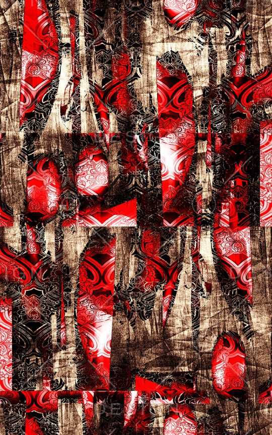 抽象印花华亿平台图片