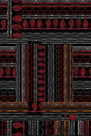 几何印花华亿平台图片