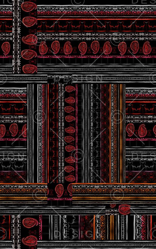 几何印花华亿平台图片