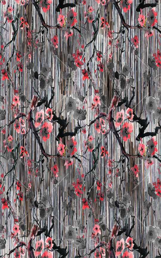 笔触印花华亿平台图片