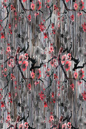 笔触印花华亿平台图片