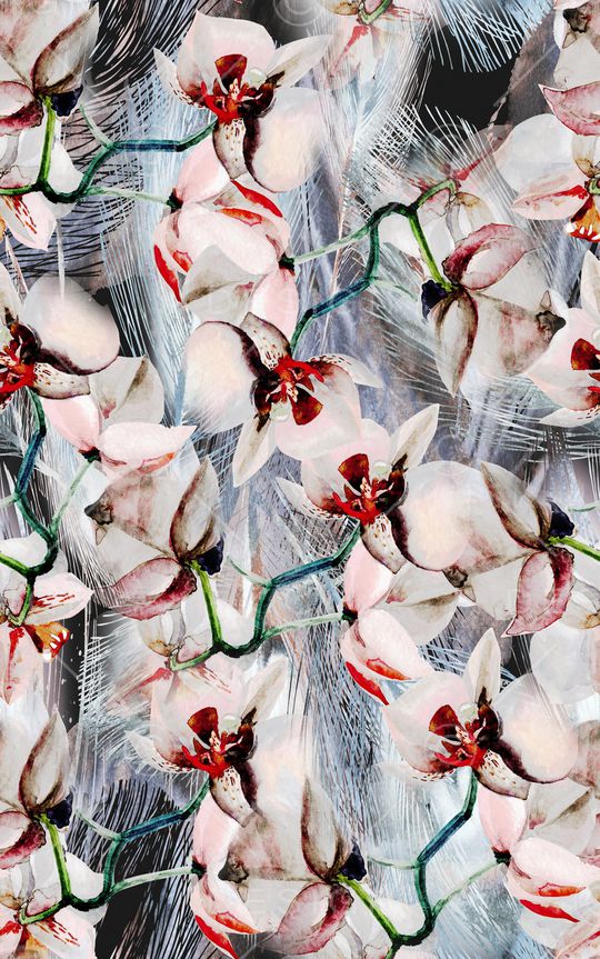 笔触印花华亿平台图片