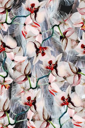 笔触印花华亿平台图片