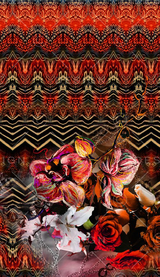 定位花印花华亿平台图片