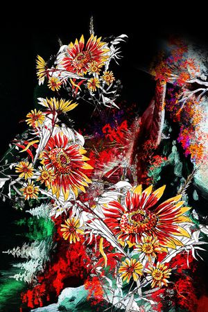 定位花印花华亿平台图片