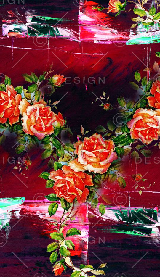 定位花印花华亿平台图片