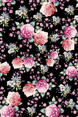 牡丹印花华亿平台图片