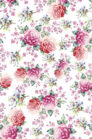 牡丹印花华亿平台图片