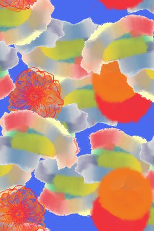 抽象印花华亿平台图片