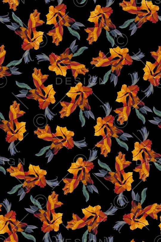 复古印花华亿平台图片