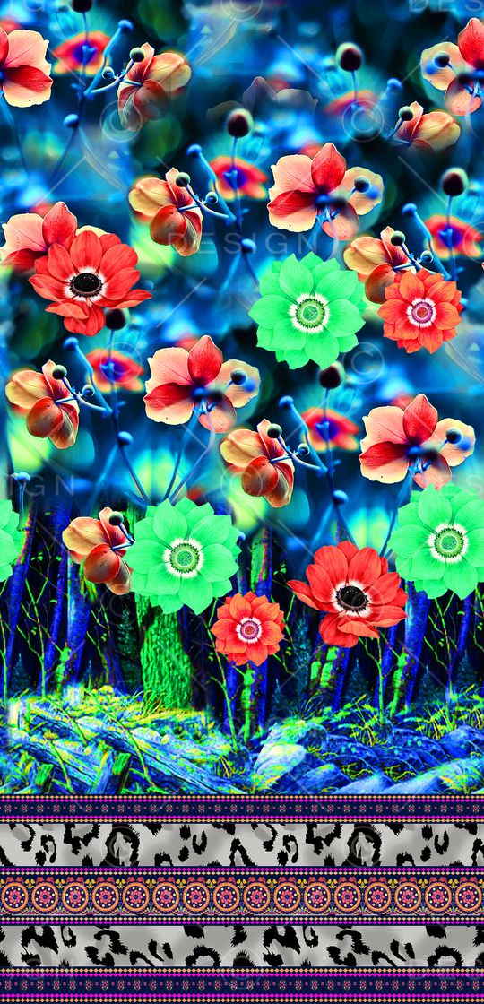 抽象印花华亿平台图片