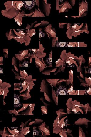 复古印花华亿平台图片