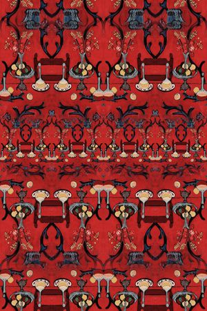 复古印花华亿平台图片