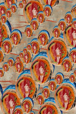 笔触印花华亿平台图片