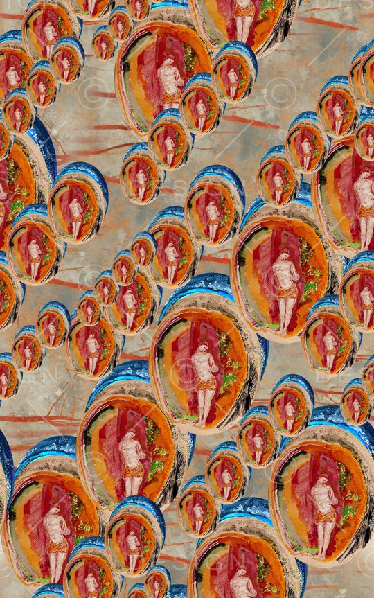 笔触印花华亿平台图片