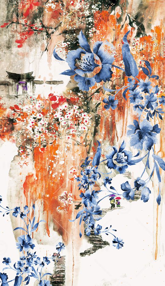 定位花印花华亿平台图片