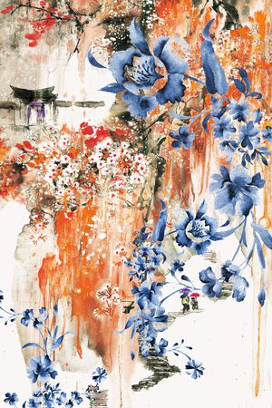 定位花印花华亿平台图片