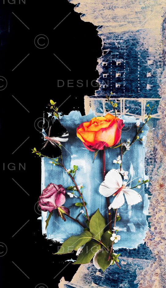 定位花印花华亿平台图片