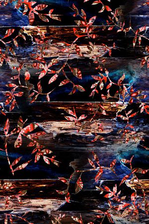 笔触印花华亿平台图片