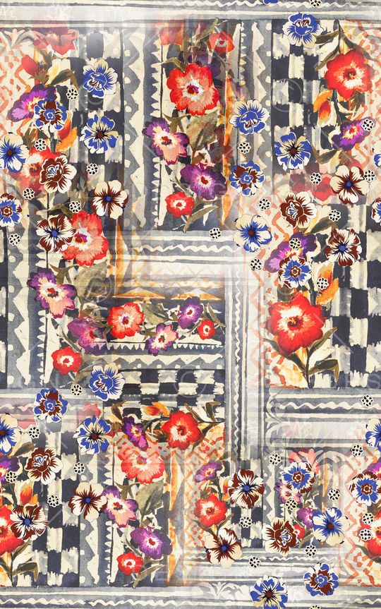 棉麻印花华亿平台图片