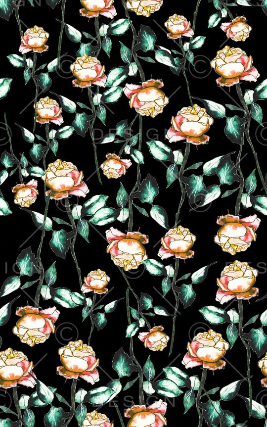 小碎花印花华亿平台图片