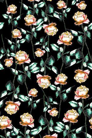 小碎花印花华亿平台图片