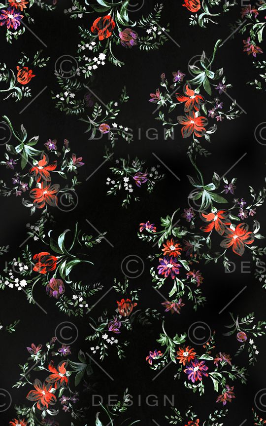 小碎花印花华亿平台图片