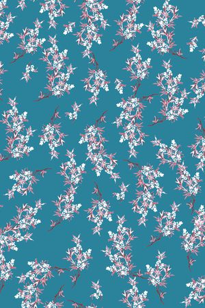 小碎花印花华亿平台图片