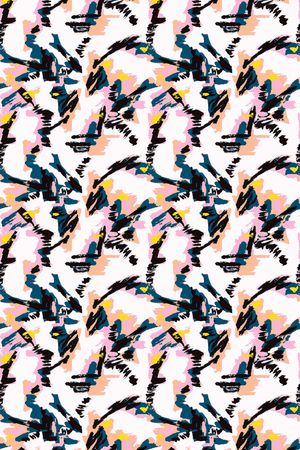 笔触印花华亿平台图片