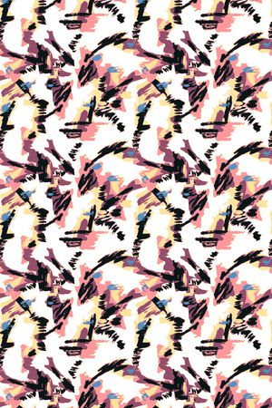 笔触印花华亿平台图片