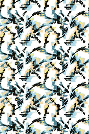 笔触印花华亿平台图片