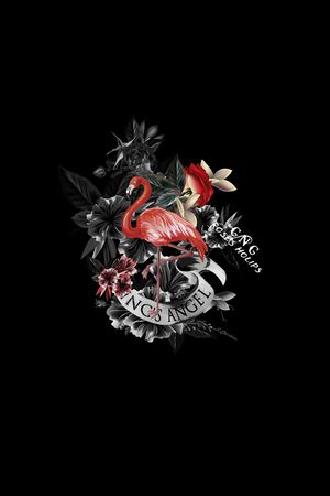 火烈鸟印花华亿平台图片