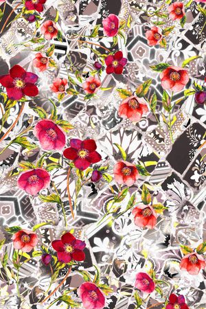 小碎花印花华亿平台图片