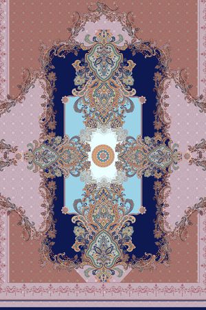 佩斯利印花华亿平台图片