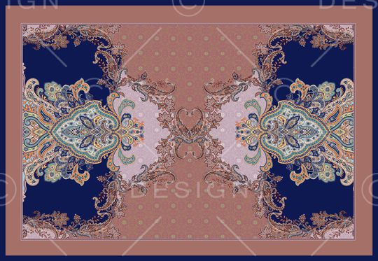 佩斯利印花华亿平台图片