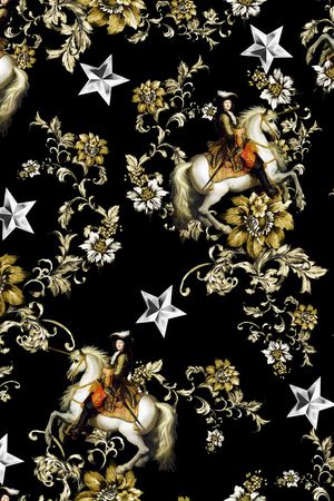 大牌风印花华亿平台图片