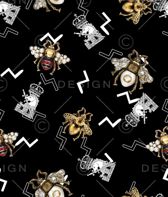 复古印花华亿平台图片