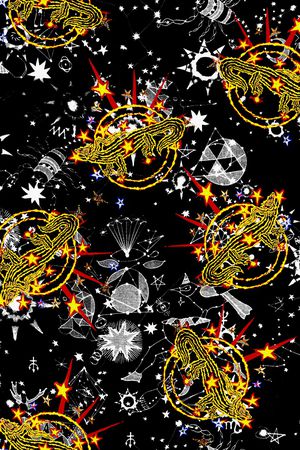 抽象印花华亿平台图片