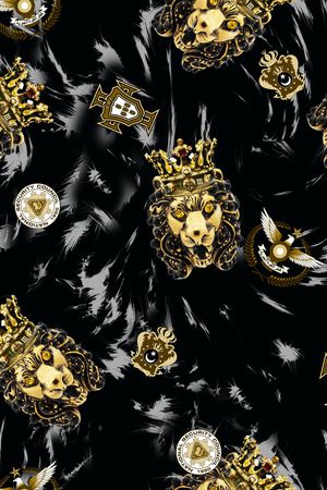 抽象印花华亿平台图片