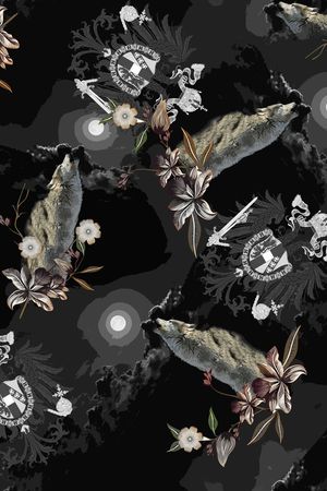 抽象印花华亿平台图片